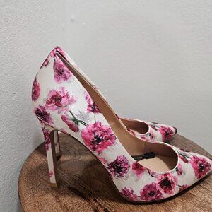 Express floral heels size 9